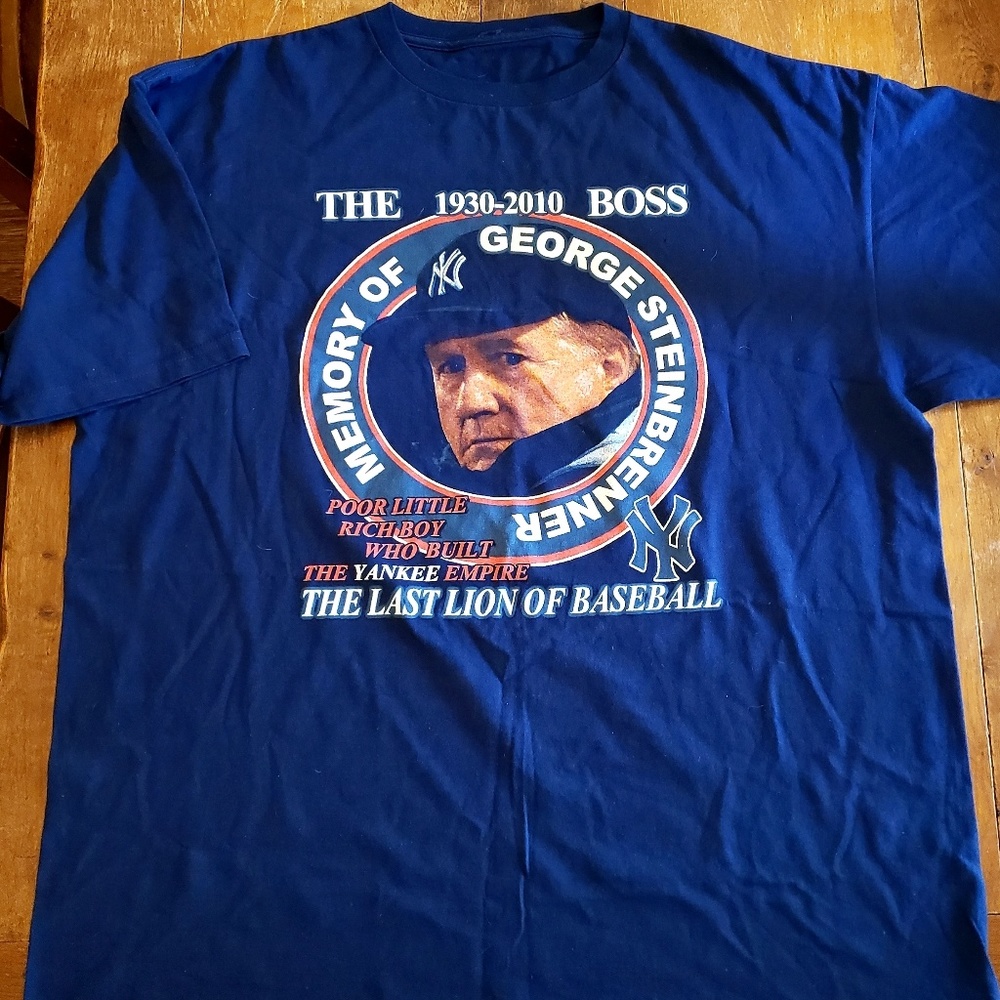 Yankees Steinbrenner rare t shirt bootleg style N